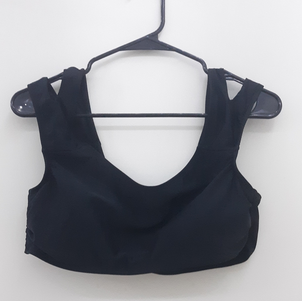 Black Spring Summer Swim Top